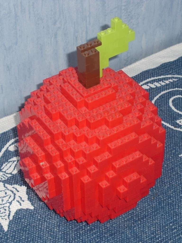 Apfel aus Lego