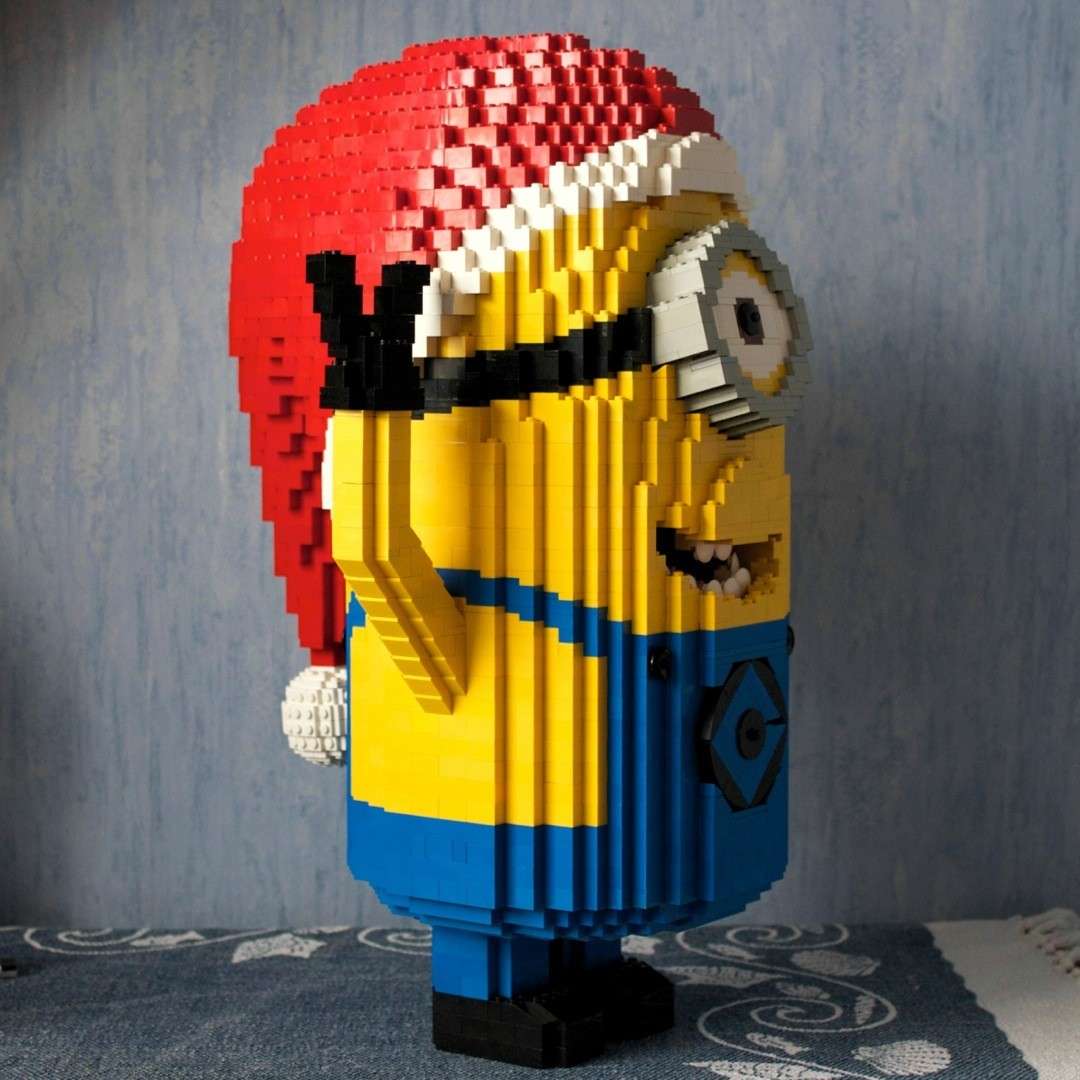 Legoskulptur eines Minions