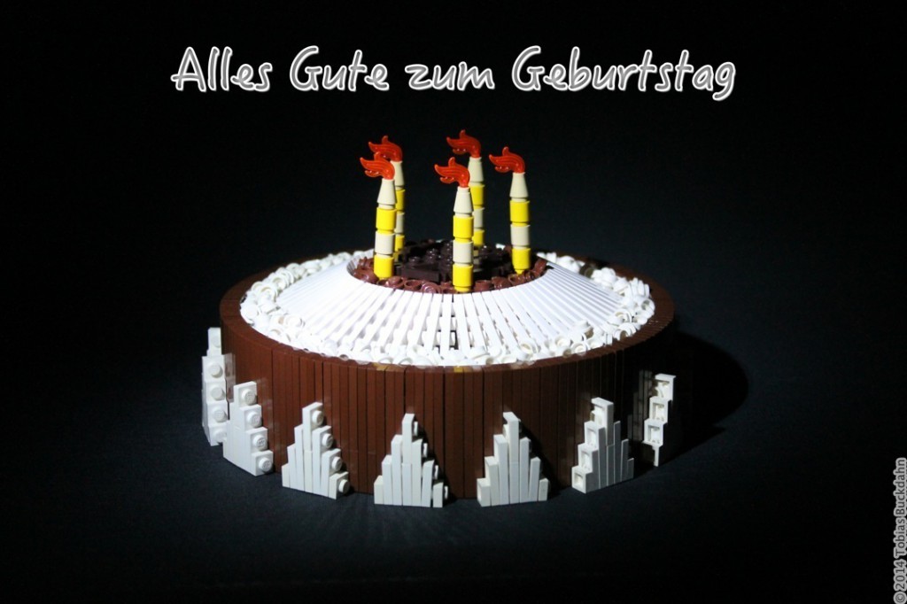 Geburtstagstorte aus Lego